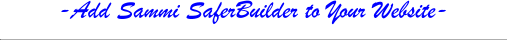 -Add Sammi SaferBuilder to Your Website-